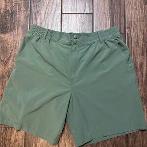 BURLEBO Men's Olive Athletic Shorts